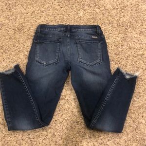 Kancan style VBK1195A short jeans no holes stretch